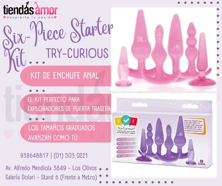 KIT DE TAPONES ANALES TRY CURIOUS